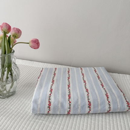 91家纺网 家纺一手货源 找家纺 恋恋三季 2024新款40支13372印花被套单品合集 蓝风樱野