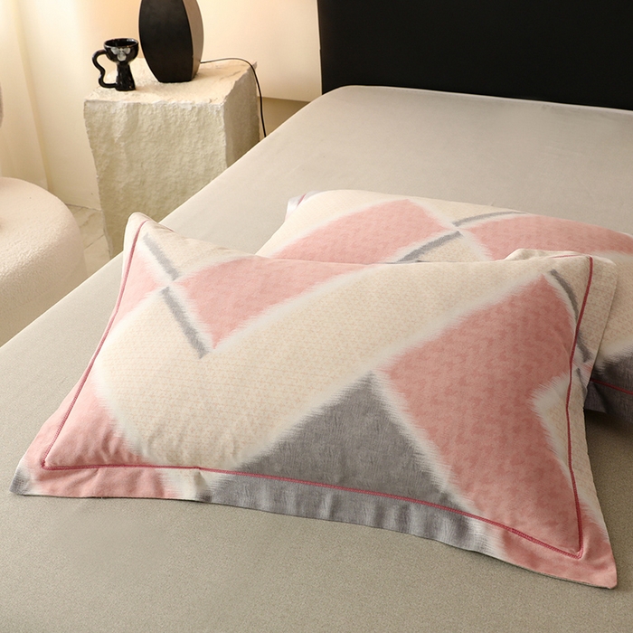 91家纺网 家纺一手货源 找家纺 帛美家纺 2024新款加厚纯棉全棉磨毛印花四件套 哈勃