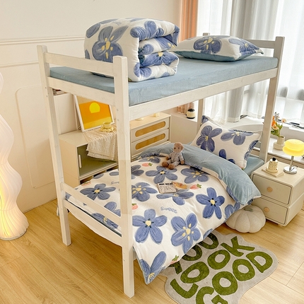 卡普二店 2024新款牛奶绒学生三件套系列 甜心