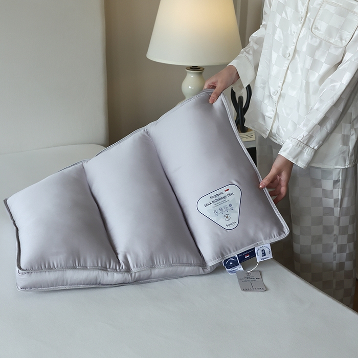 91家纺网 家纺一手货源 找家纺 （总）觉物 2024新款新加坡三分区定型枕枕头枕芯