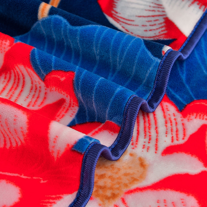 91家纺网 家纺一手货源 找家纺 馨梦缘 2025新款小包边款牛奶绒8.5斤高克重牛奶绒金雕绒床裙款四件套 富贵花开