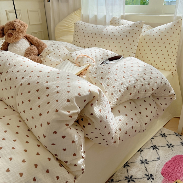 91家纺网 家纺一手货源 找家纺 繁花 2024新款印花水洗棉亲肤舒适卡通系列 小暖心