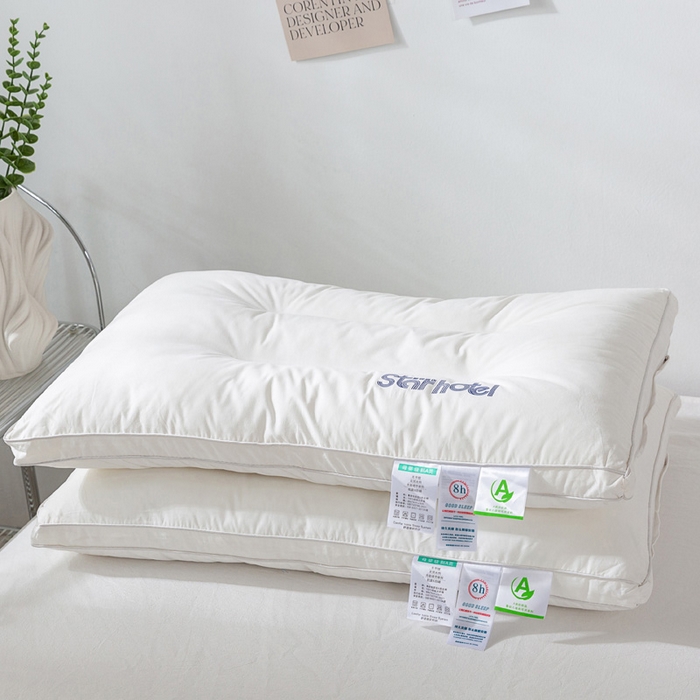 91家纺网 家纺一手货源 找家纺 （总）唯爱品 2026新款全棉酒店枕头枕芯 记忆枕源头工厂 48*74cm