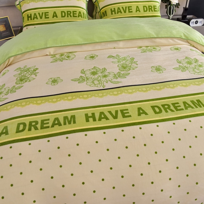 91家纺网 家纺一手货源 找家纺 锦铭源2025年7斤加厚印花牛奶绒四件套水晶法莱金貂绒床裙款 遇见