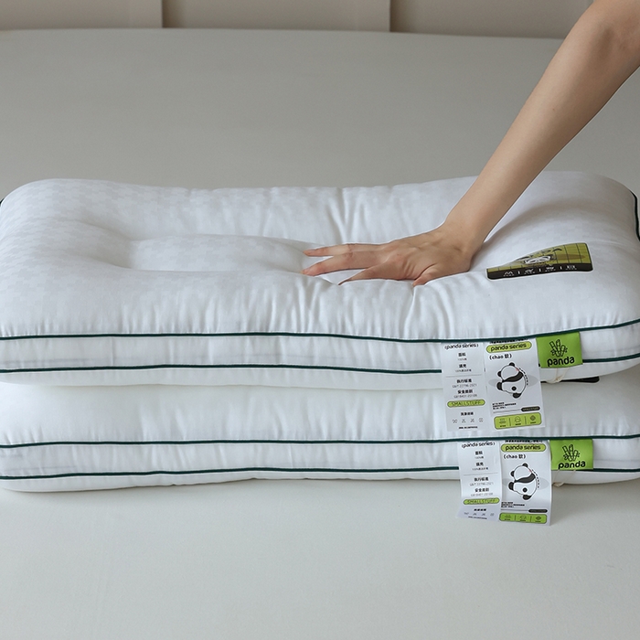 91家纺网 家纺一手货源 找家纺 （总）觉物 2024新款熊猫系列Q软枕枕头枕芯