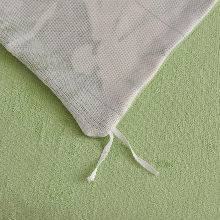 91家纺网 家纺一手货源 找家纺 锦铭源2025年7斤加厚印花牛奶绒四件套水晶法莱金貂绒床裙款 清雅