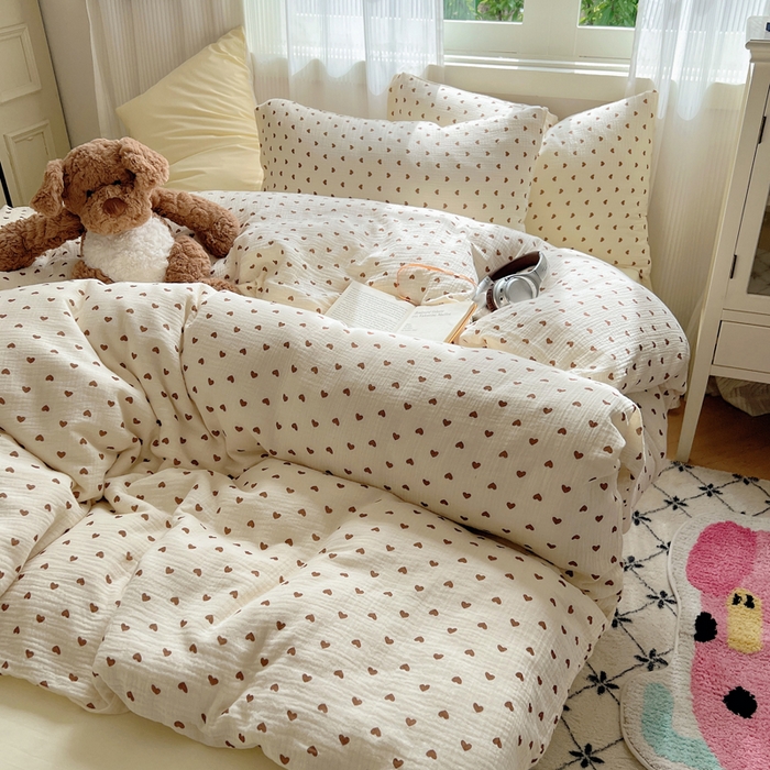 91家纺网 家纺一手货源 找家纺 繁花 2024新款印花水洗棉亲肤舒适卡通系列 小暖心