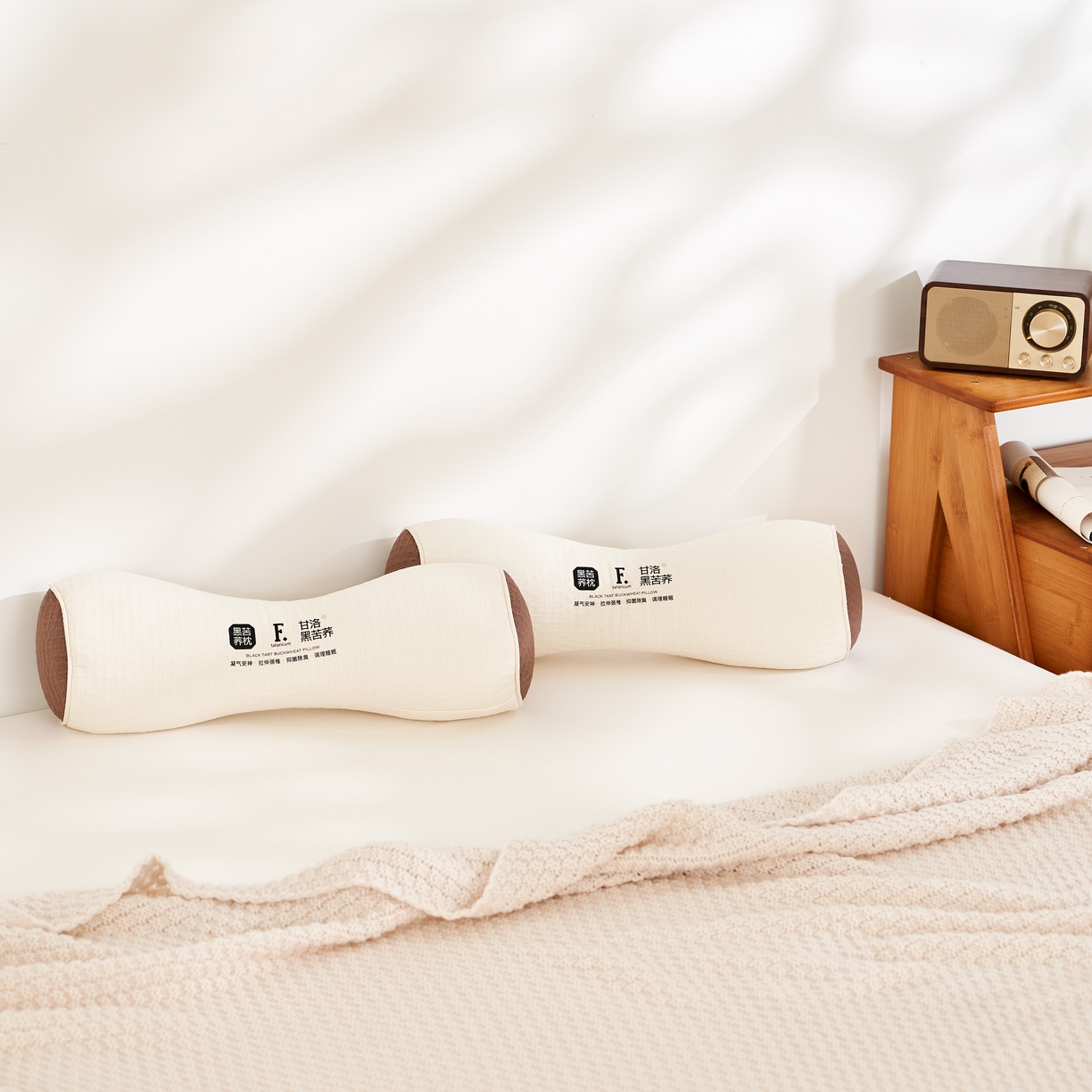 91家纺网 家纺一手货源 找家纺 （总）境月枕芯坊 2024新款黑苦荞颈椎养护枕