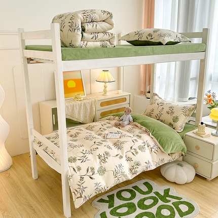 卡普二店 2024新款牛奶绒学生三件套系列 秋日细雨