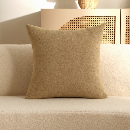 91家纺网 家纺一手货源 找家纺 （总）囍莱家纺 2024新款简约素色棉麻抱枕