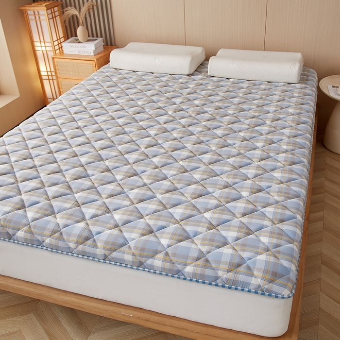 91家纺网 家纺一手货源 找家纺 迪乐妮 2024新款大床乳胶椰棕床垫（无印家居风）罗马格