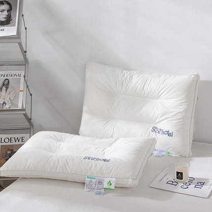 91家纺网 家纺一手货源 找家纺 （总）唯爱品 2026新款全棉酒店枕头枕芯 记忆枕源头工厂 48*74cm