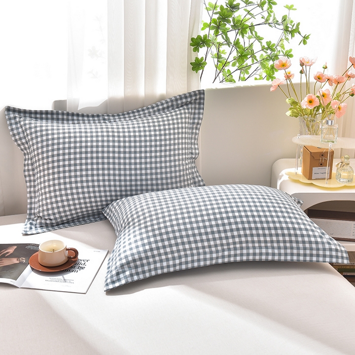 91家纺网 家纺一手货源 找家纺 圣楚家纺 2024新款亲肤枕套+枕芯连套单人枕芯 初见42*72cm