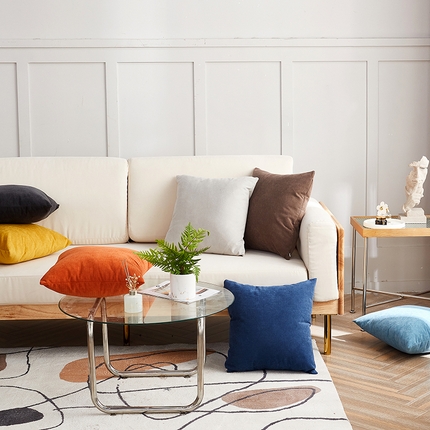 （总）2024新款北欧简约素色抱枕纯色靠垫BZ-C008