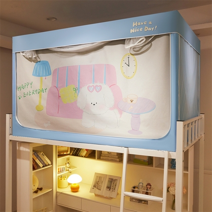 91家纺网 家纺一手货源 找家纺 （总）卓尔居 2025新款学生蚊帐遮光床帘涂层包边卡通系列