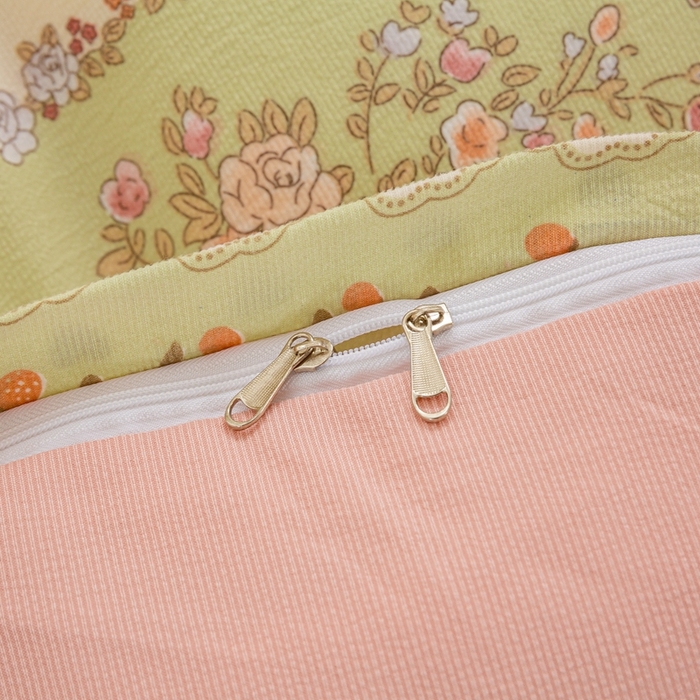 91家纺网 家纺一手货源 找家纺 梦莱斯 2024新款A类提花针织棉床盖四件套 复苏