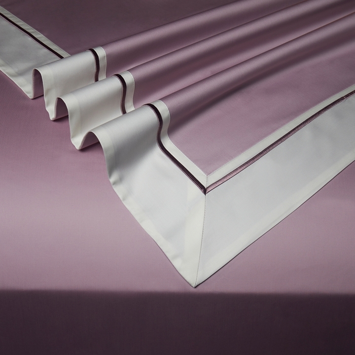 91家纺网 家纺一手货源 找家纺 缔缦 2024新款定织新布种S120高支高密长绒棉四件套全棉四件套黛安娜 熏衣紫