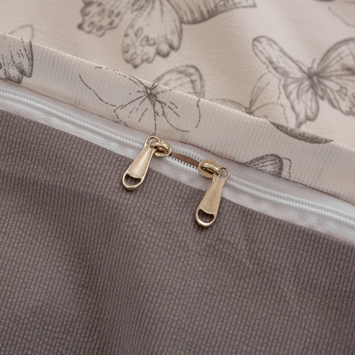 91家纺网 家纺一手货源 找家纺 梦莱斯 2024新款A类提花针织棉床盖四件套 梦蝶