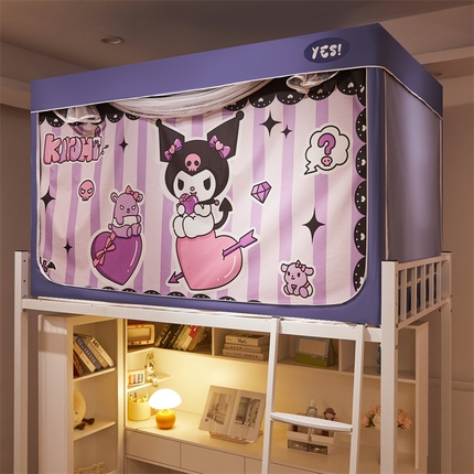 91家纺网 家纺一手货源 找家纺 （总）卓尔居 2025新款学生蚊帐遮光床帘涂层包边卡通IP系列