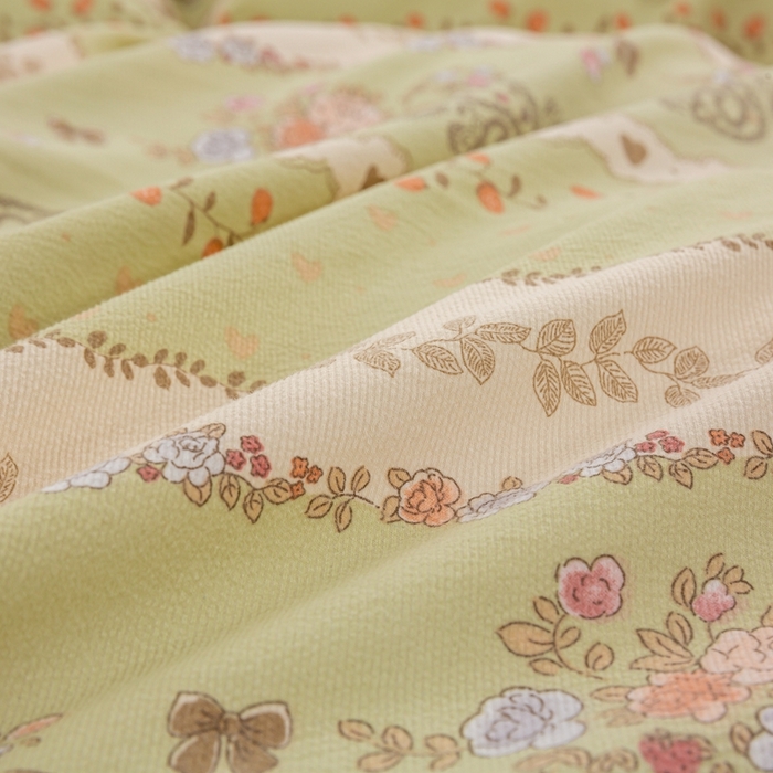 91家纺网 家纺一手货源 找家纺 梦莱斯 2024新款A类提花针织棉床盖四件套 复苏