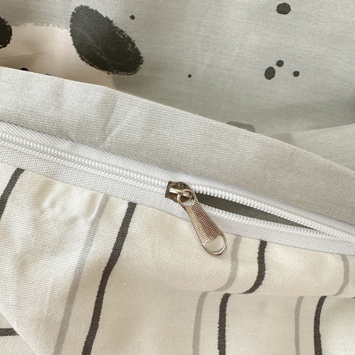 91家纺网 家纺一手货源 找家纺 小懒猪 2024春夏新款全棉卡通印花四件套斑点狗