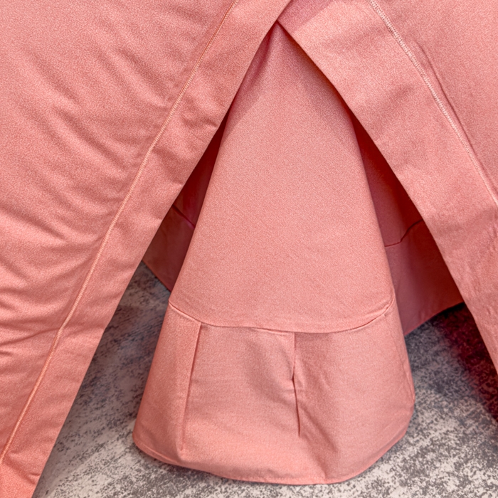 91家纺网 家纺一手货源 找家纺 U品汇 2024新品生态加厚长绒棉纯棉绣花全棉磨毛刺绣四件套宽边款直播 漫步梧桐-粉玉