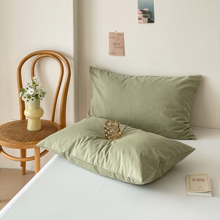 91家纺网 家纺一手货源 找家纺 （总）漫时光 2025新款60支A类新疆长绒棉陶瓷磨毛单枕套