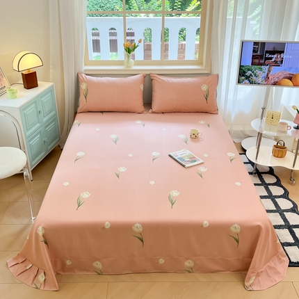 91家纺网 家纺一手货源 找家纺 （总）莱米家纺 2024新款全棉磨毛单床单