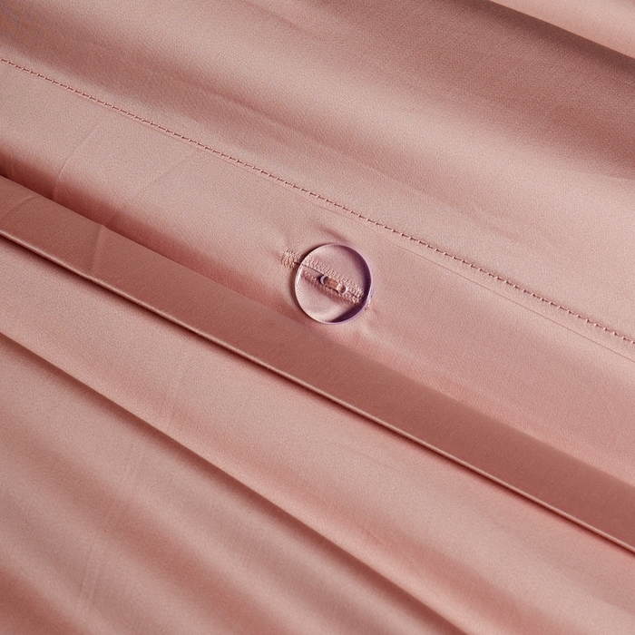 91家纺网 家纺一手货源 找家纺 缔缦 2024新款定织新布种S120高支高密长绒棉四件套全棉四件套黛安娜 微醺粉