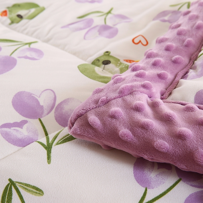 91家纺网 家纺一手货源 找家纺 欧朵 2025新款A类水洗棉豆豆绒被子冬被大豆被芯春秋被冬被 幼儿园 学生宿舍 四季被空调被子幽香私语