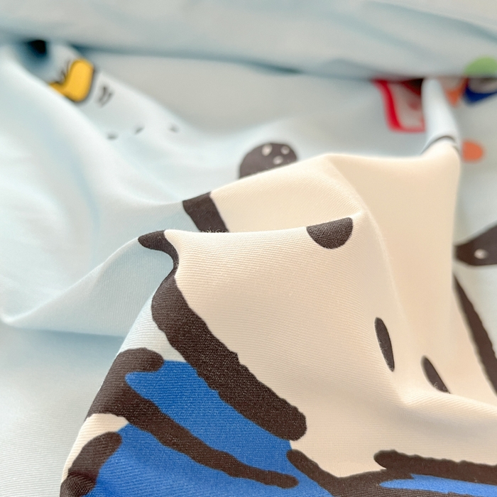 91家纺网 家纺一手货源 找家纺 2024新款三丽鸥授权全棉少女印花系列学生三件套四件套 棉三丽鸥-活力帕恰狗