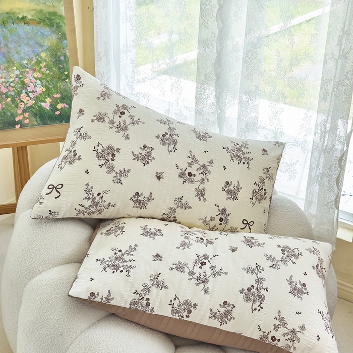 91家纺网 家纺一手货源 找家纺 梦莱斯 2024新款A类云纱棉四件套现货供应 叶秋