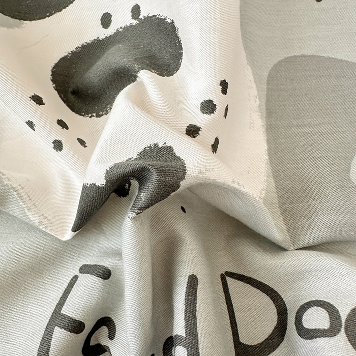 91家纺网 家纺一手货源 找家纺 小懒猪 2024春夏新款全棉卡通印花四件套斑点狗