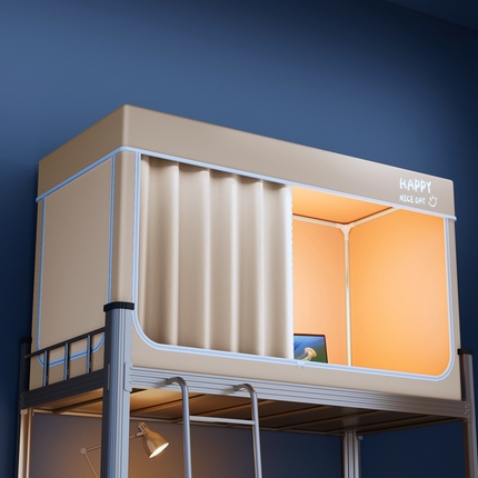 91家纺网 家纺一手货源 找家纺 （总）梓瑄家居 2025新款99%强遮光涂银涂层纯色款宿舍学生蚊帐