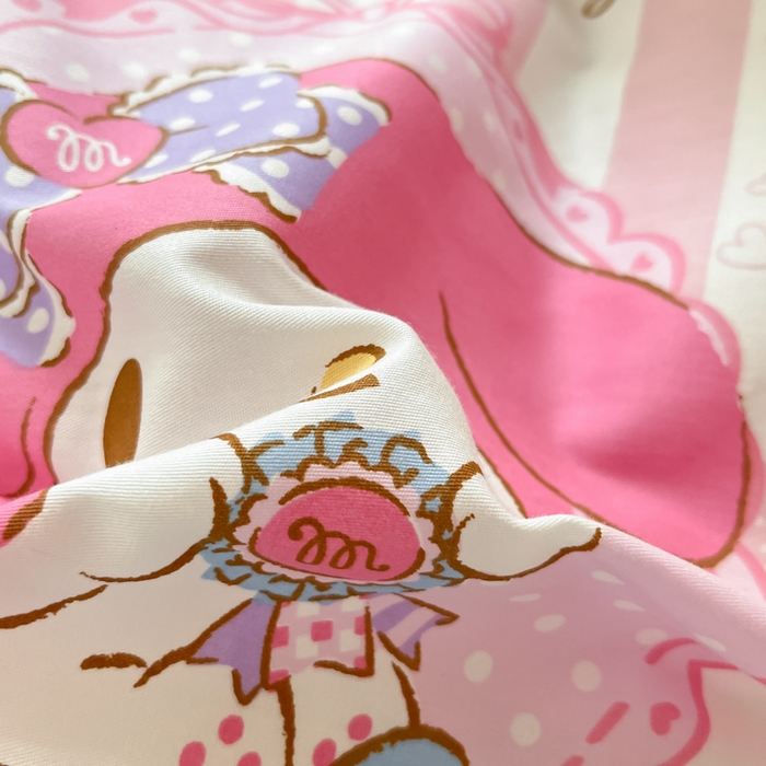 91家纺网 家纺一手货源 找家纺 2024新款三丽鸥授权全棉少女印花系列学生三件套四件套 棉三丽鸥-甜甜美乐蒂