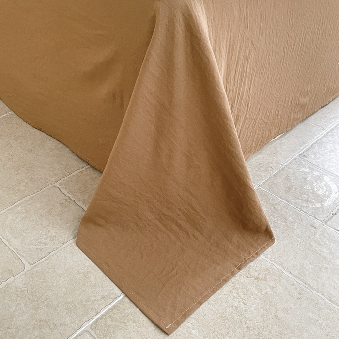 91家纺网 家纺一手货源 找家纺 慕澄家纺 2024新款美拉德风双拼四件套 美拉德深咖+浅咖