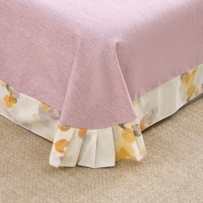 91家纺网 家纺一手货源 找家纺 橙艺家居 2024新款全棉超柔生态磨毛四件套全棉四件套纯棉四件套 四季风-灰