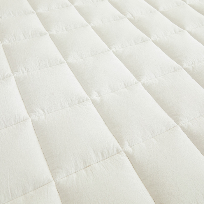 91家纺网 家纺一手货源 找家纺 3C 2024新款亲肤全棉加厚双面床护垫 雅白