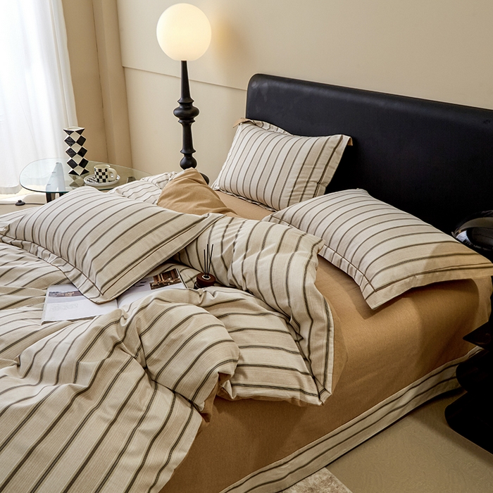 91家纺网 家纺一手货源 找家纺 橙艺家居 2024新款全棉超柔生态磨毛四件套全棉四件套纯棉四件套 容枫