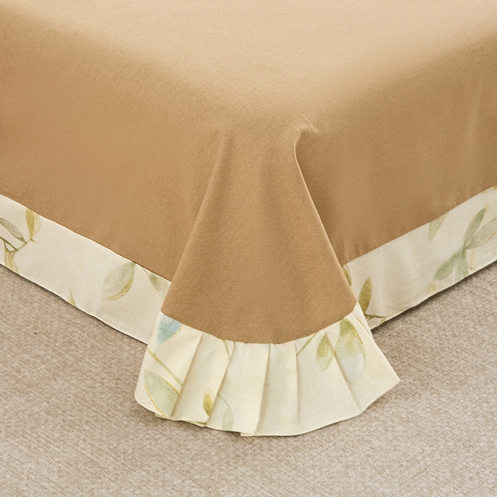 91家纺网 家纺一手货源 找家纺 橙艺家居 2024新款全棉超柔生态磨毛四件套全棉四件套纯棉四件套 乐莹-米