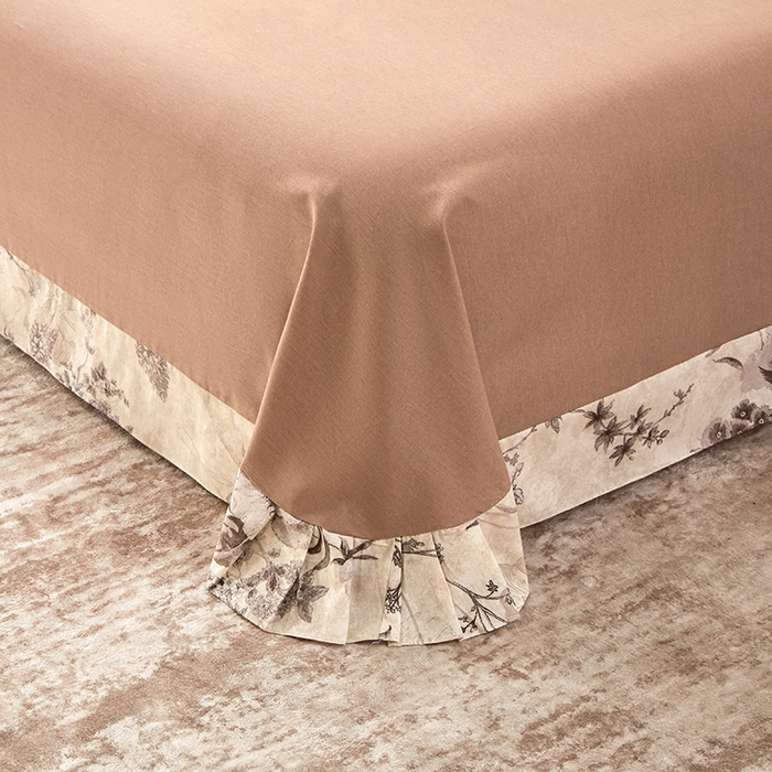 91家纺网 家纺一手货源 找家纺 橙艺家居 2024新款全棉超柔生态磨毛四件套全棉四件套纯棉四件套 远黛-灰