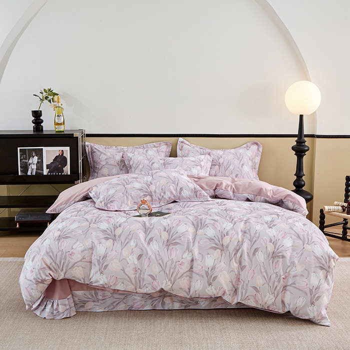 91家纺网 家纺一手货源 找家纺 （总）橙艺家居 2024新款全棉超柔生态磨毛四件套全棉四件套纯棉四件套