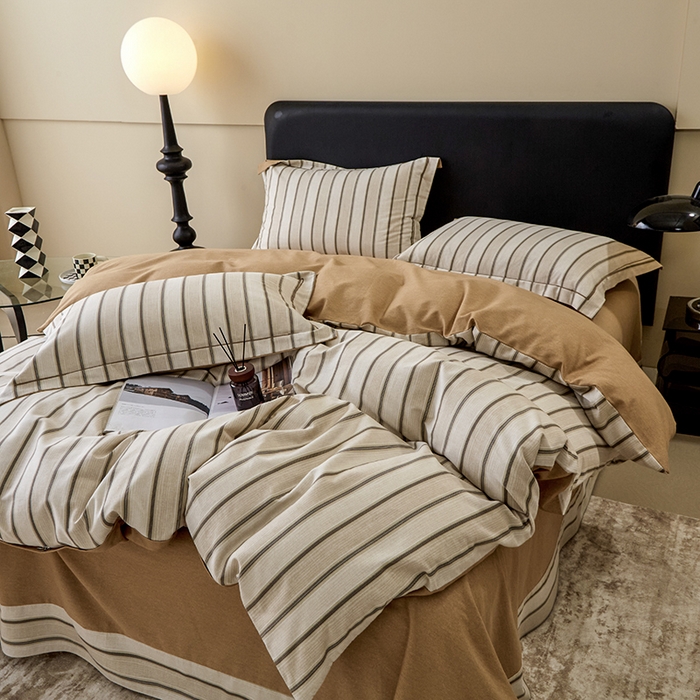 91家纺网 家纺一手货源 找家纺 橙艺家居 2024新款全棉超柔生态磨毛四件套全棉四件套纯棉四件套 容枫