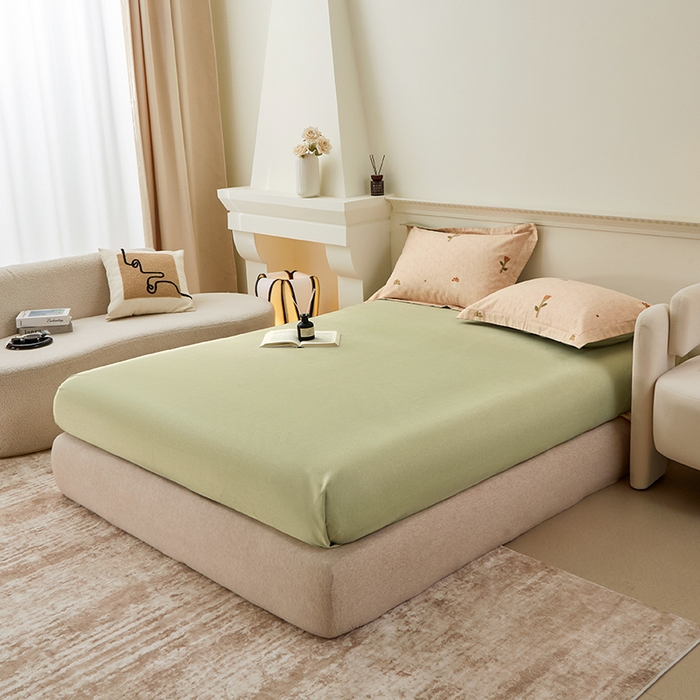 91家纺网 家纺一手货源 找家纺 橙艺家居 2024新款全棉超柔生态磨毛四件套全棉四件套纯棉四件套 伶俐