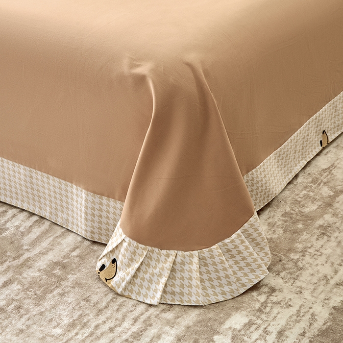 91家纺网 家纺一手货源 找家纺 橙艺家居 2024新款全棉超柔生态磨毛四件套全棉四件套纯棉四件套 旺财多多-米