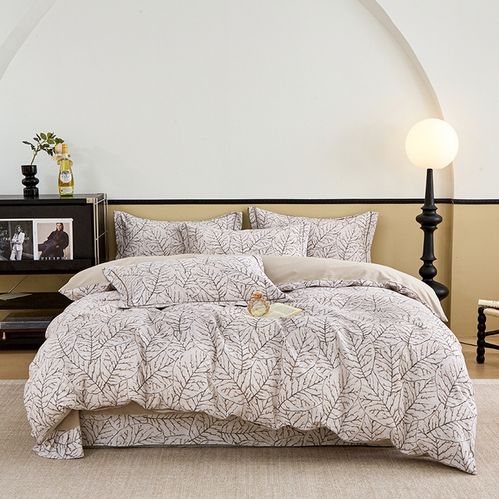 91家纺网 家纺一手货源 找家纺 橙艺家居 2024新款全棉超柔生态磨毛四件套全棉四件套纯棉四件套 晨梦