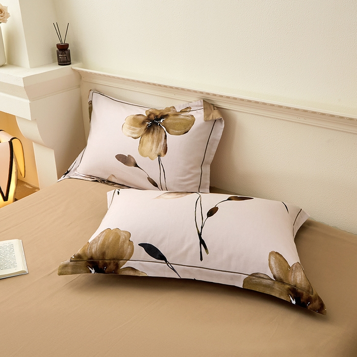 91家纺网 家纺一手货源 找家纺 橙艺家居 2024新款全棉超柔生态磨毛四件套全棉四件套纯棉四件套 知晓