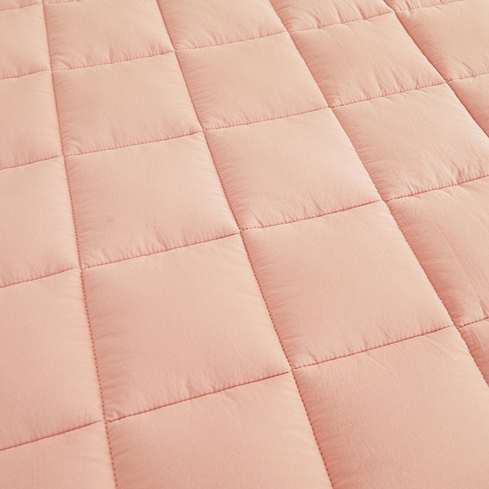 91家纺网 家纺一手货源 找家纺 3C 2024新款亲肤全棉加厚双面床护垫 仙粉