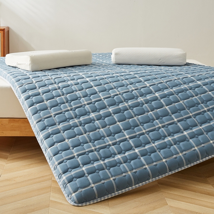 91家纺网 家纺一手货源 找家纺 卡派 2024新款大床乳胶椰棕床垫（无印家居风） 海蓝格