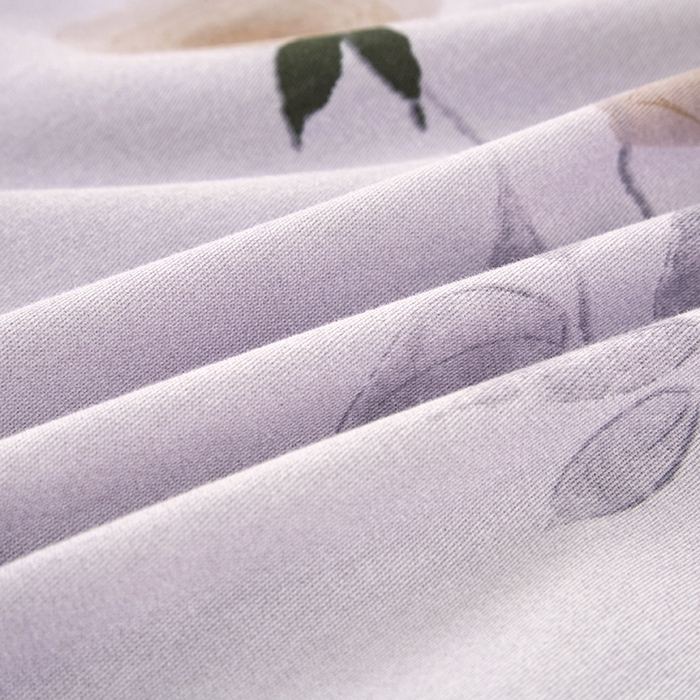 91家纺网 家纺一手货源 找家纺 橙艺家居 2024新款全棉超柔生态磨毛四件套全棉四件套纯棉四件套 爱已随风-咖